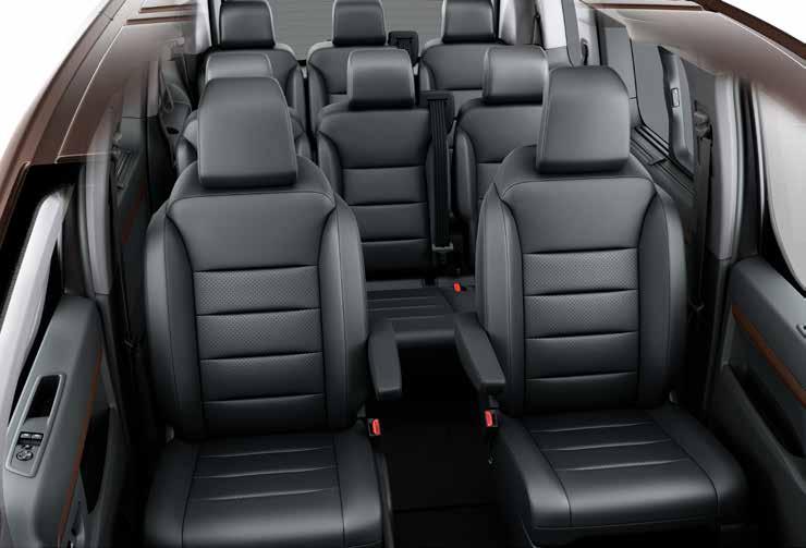 Siedzenia Kombi Verso Business Verso Family Verso VIP Tapicerki Tapicerka materiałowa w kolorze jasnoszarym Tapicerka materiałowa w kolorze ciemnoszarym Tapicerka materiałowa Toyota unique w kolorze