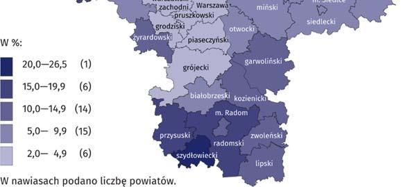 Stopa bezrobocia rejestrowanego w końcu stycznia br. wyniosła 5,8% i była niższa niż w kraju (średnia 6,9%). W skali roku obniżyła się o 1,3 p. proc.