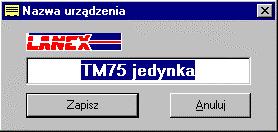Konfiguracja globalna Zakładka ta umożliwia wpisanie nazwy urządzenia, ustawienie systemowej daty i czasu oraz na obejrzenie dodatkowych informacji o urządzeniu. Rys. 33.