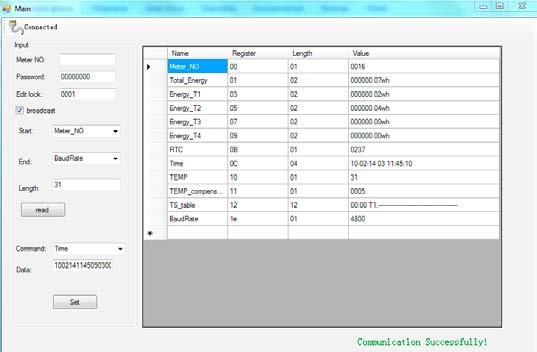 7. Tablica rejestrów ModBus R-->ReadOnly W-->WriteOnly RW-->both read and write Read-FunctionalCode-->0x03 Write-FunctionalCode--> NAME Register ADDRES number( Register) Access RiSignificant Byte(in