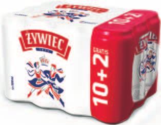 18 79 8-pak Piwo 12 x 0,5 l puszka cena za 12-pak 4,50/l 26 99 12-pak 6 -pak 4