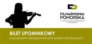 Filharmonia Pomorska honoruje: Kartę rodzinną 3+ Kartę dużej rodziny Rodzinom wielodzietnym z kartą rodzinną przysługuje prawo do: 50% zniżki na koncerty rodzinne, edukacyjne i audycje dla dzieci