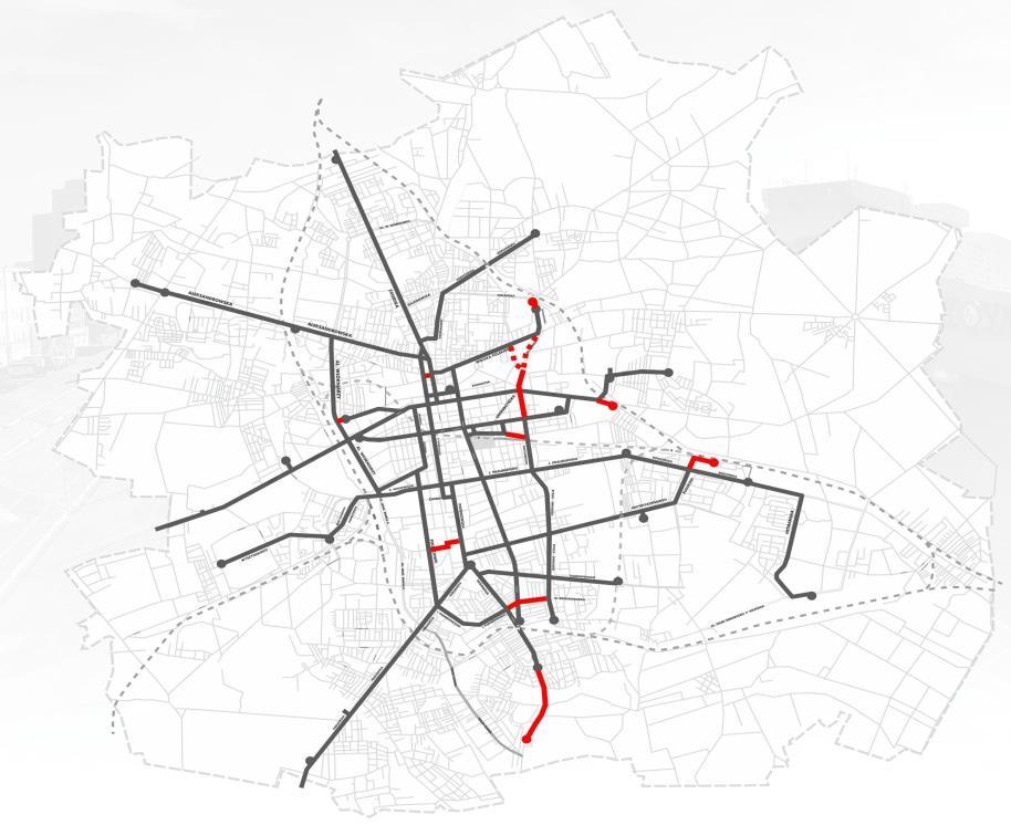 Rekomendacje w zakresie sieci komunikacyjnej zgodnie z ustawą o transporcie publicznym, skorelowano z Krajowym planem transportowym. 5.2.1.