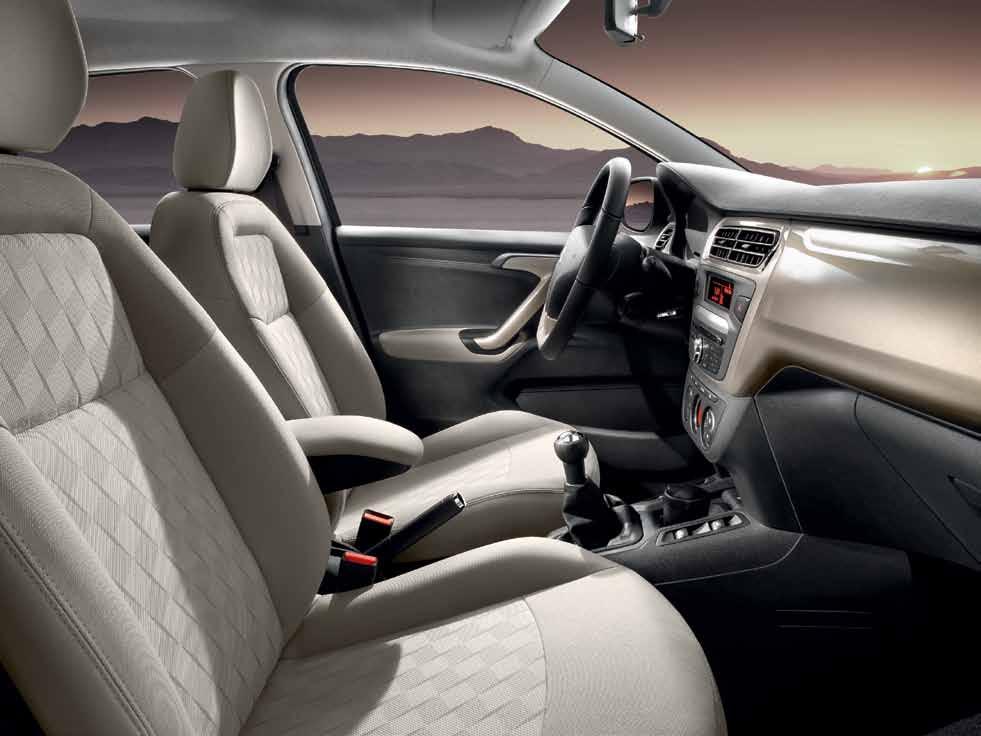 08 KOMFORT miłe odprężenie citroën c-elysée może być źródłem dobrego samopoczucia.