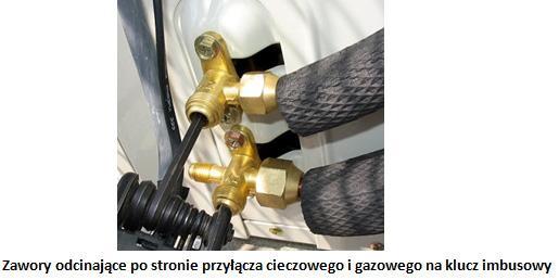 Montaż klimatyzatora typu Split Napełnienie