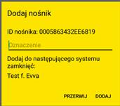 Ponownie przytrzymać nośnik w stanie fabrycznym przy komponencie zamykającym, aby