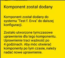 Korzystając z NFC, ponownie przytrzymać smartfon przy komponencie zamykającym w stanie fabrycznym lub ewentualnie za