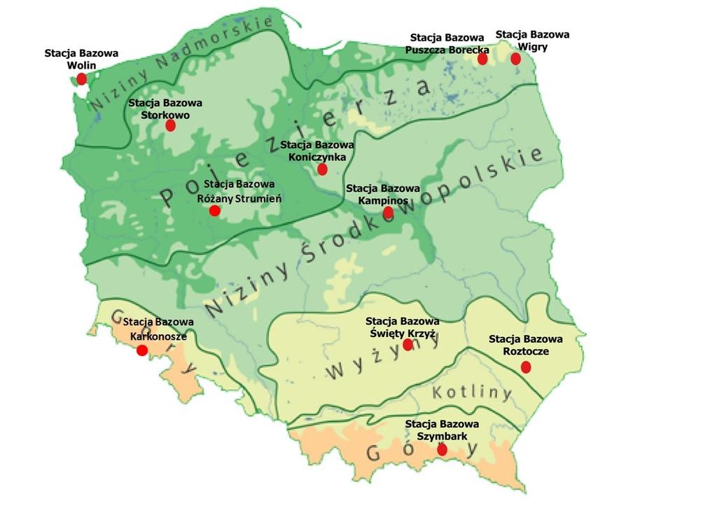 Stacja Zintegrowanego Monitoringu Środowiska Przyrodniczego w Koniczynce Kontakt: Uniwersytet Mikołaja Kopernika Wydział Nauk o Ziemi UMK Katedra Meteorologii i Klimatologii ul.