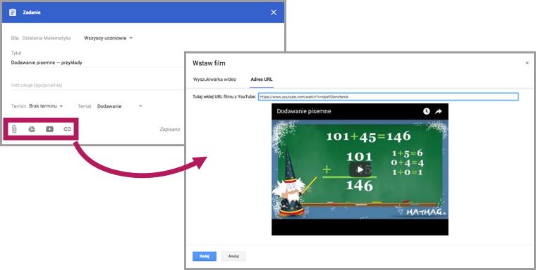 Zeszyt 2 Zadanie 7 Aby dobrze poznać funkcjonalność Google Classroom, wypróbuj możliwość wcześniejszego przygotowania