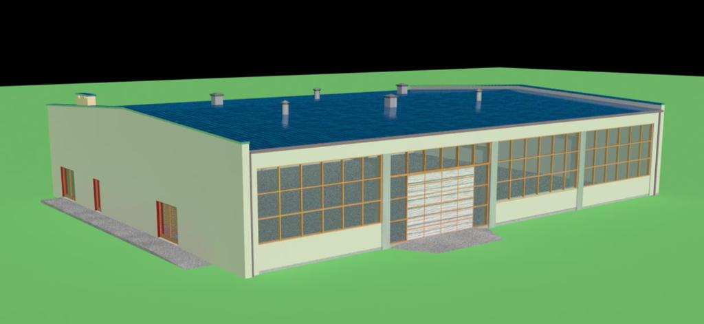 Techniki Multimedialne Laboratorium oświetlenie hali Po zbudowaniu, zaimportowaniu do programu 3ds Max oraz nadaniu odpowiednich materiałów hali trzeba pomyśleć o odpowiednim jej oświetleniu.