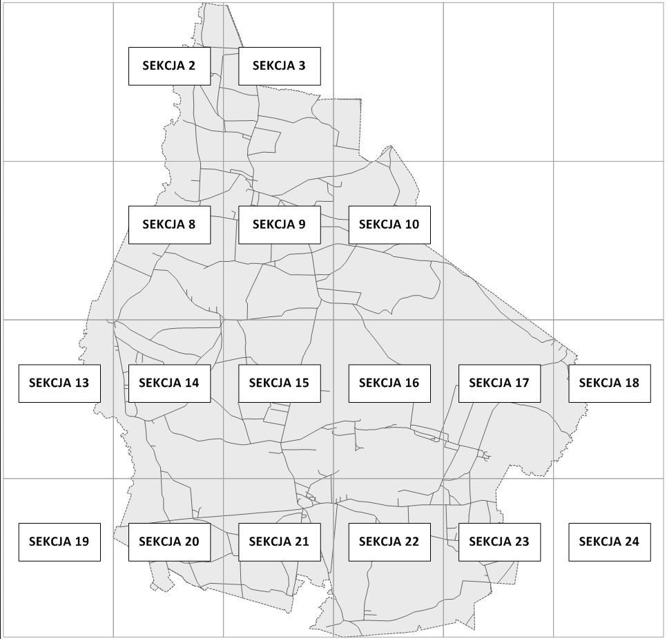 Mapa nr 2 Przestrzenne rozmieszczenie wyrobów i