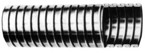 Węże zwijane INTERLOCK 304 (316) Materiał: Uszczelnienie: Stal AISI 304 (AISI 316 - parametry bez zmian, WH-INTERLOCK/316...) Linka miedziana (opcjonalnie bawełna lub guma) Do +650 C (z uszcz.