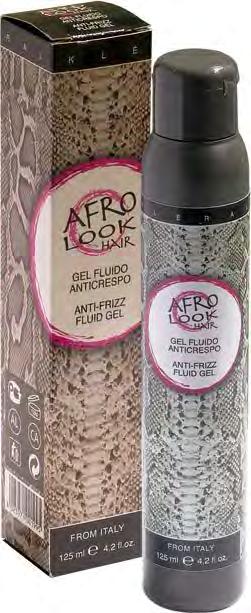 AFRO LOOK GEL FLUIDO ANTICRESPO - fluid żel wygładzający 125ml Stworzony specjalnie do włosów kręconych.