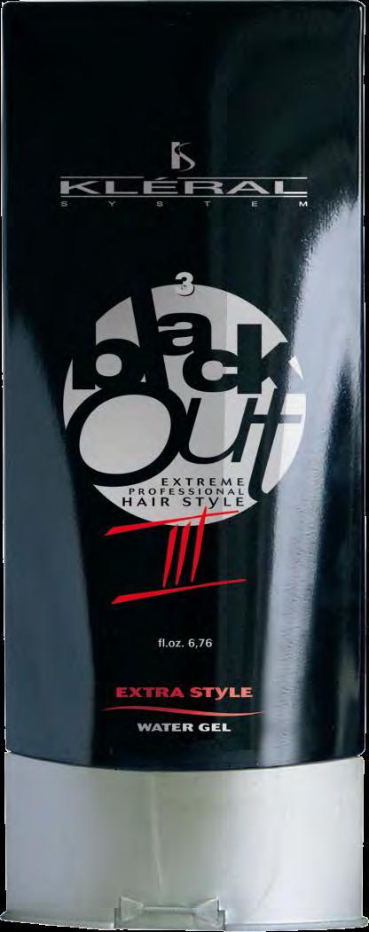 BLACK OUT EXTRA STYLE III żel 200ml Zapewnia natychmiastowy i długotrwały efekt utrwalenia fryzury, jest łatwy do usunięcia.