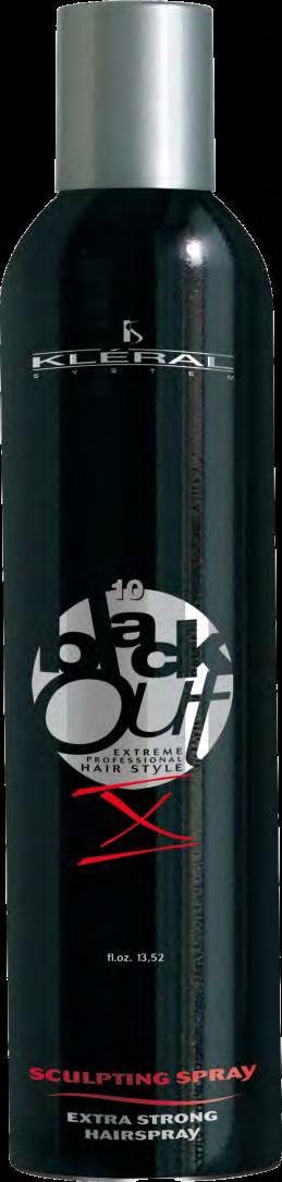 BLACK OUT ECO SCULPTING SPRAY X - lakier spray 400 ml Zapewnia długotrwały efekt