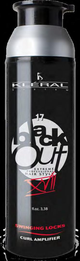 BLACK OUT SWINGING LOCKS XVII - fluid do loków 100 ml Definiuje oraz rozdziela loki, doskonale podkreśla fale