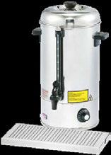 Produkt Ø W D mm mm mm H V P U Cena (zł) mm litry kw V netto (brutto) 1. 751102 Warnik 225 - - 460 10 2,4 230 319,- (392,37) 751192 Warnik 275 - - 580 19 2,6 230 419,- (515,37) 2.