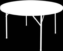 CATERINGOWY OKRĄGŁY wymiary stołu po złożeniu (ØxH): 1150x50 mm W D H M Cena (zł) mm mm