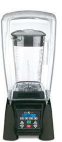 WYPOSAŻENIE BAROWE BLENDER XTREME 2 prędkości 26000/30000 obr/min pojemnik 2 l z poliwęglanu w komplecie pojemnik można myć w zmywarce specjalny uchwyt timer 30 sekund funkcja Pulse specjalna pokrywa