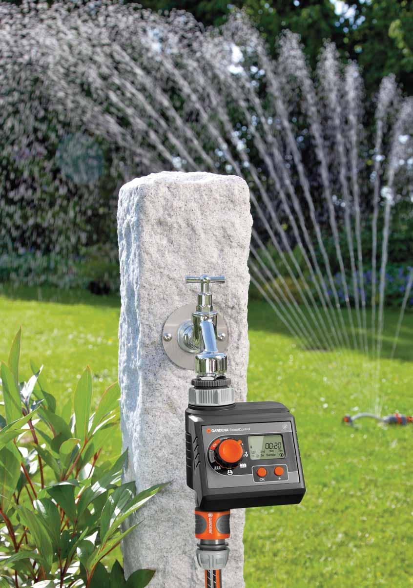 GARDENA systemy nawadniania A Twój ogród poradzi sobie sam... Nawadnianie ogrodu może być niezwykle proste, jeśli powierzysz to zadanie systemowi nawadniania GARDENA.