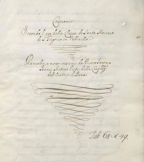 Kronika Projektu 491 Ryc. 8. Tab 68. N. 49., sygnatura biblioteczna na karcie tytułowej rpsu sygn.