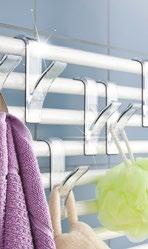 Duże, czytelne cyferki Wieszaki na kaloryfer łazienkowy 6 sztuk 68 656 białe 90 przezroczyste,90 8