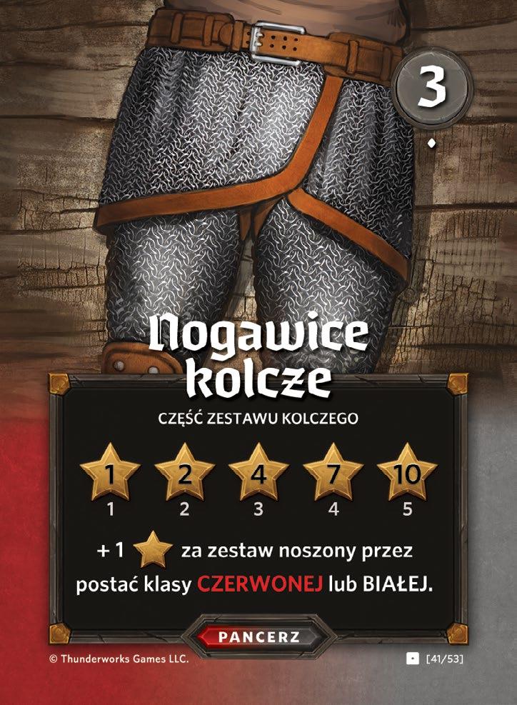 Karty Pancerza - Gracze zdobywają Gwiazdki Reputacji za zestawy Pancerzy (zestaw to jedna lub więcej kart Pancerza tego samego typu) oraz jeżeli ich postać posiada Klasę w kolorze wyszczególnionym na