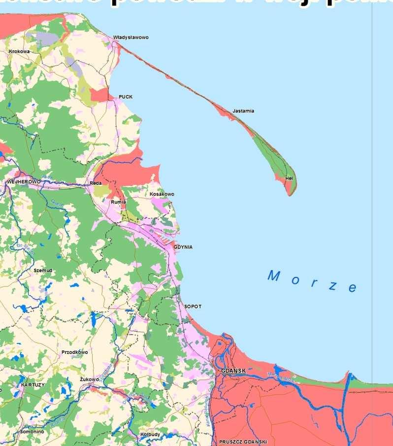 Realne jest zagrożenie powodziowe niżej położonych terenów szczególnie pasa nadbrzeżnego. W okresie najbliższych lat średni wzrost poziomu morza nie wywoła skali zagrożenia.