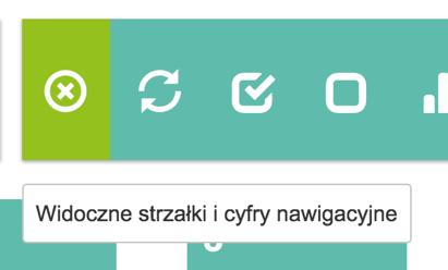 Ikona Wyłącz wszystkie ćwiczenia wyłącza ćwiczenia znajdujące się w bieżącej terapii. Przycisk Wyniki przenosi użytkownika do statystyki ogólnej pacjenta.