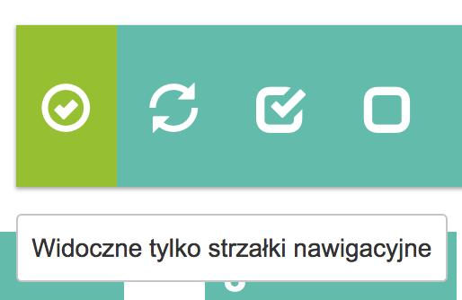 TUTAJ BRAKUJE MI SCREENA Z TYM JAK WYGLĄDAJĄ TE STATYSTYKI Przyciski zmiany typu terapii. Po najechaniu kursorem myszy na jeden z typów afazji pod ikonką wyświetli się jej nazwa.