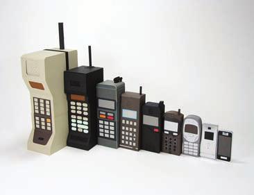 Miniaturization of mobile phones and increase of functionality due to the use of non-ferrous metals [2].