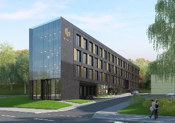 Projekt polega na budowie w Krakowie przy ul. Zamkniętej 10 budynku biurowego klasy A- o powierzchni 2.950 m 2.