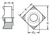 WWW.AXIET.CO DIN 928 Nakrętka kwaratowa o zgrzewania 1 waga 100szt.