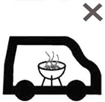 Briketterna/grillkolen ska alltid