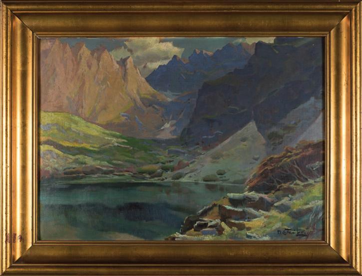 32. Rafał WąSOWIcZ (1867-1944) PoRANeK olej, płótno, 60 x 105,5 cm. 12.000,- Potomek rodu duninów, uczył się w Szkole Sztuk Pięknych w Warszawie.
