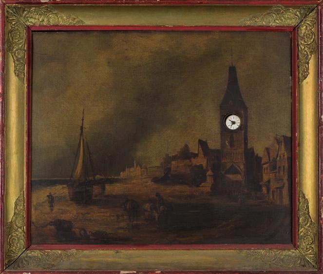 5. mn (XIX w.) NadMoRSKi Pejzaż olej, płótno, 59 x 72 cm, niesygnowany. 6.000,- 6.
