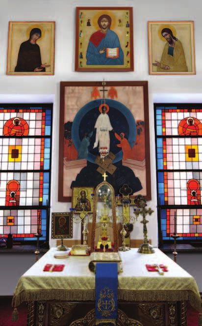 Ikony ruchome dla cerkwi prawosławnej w Krakowie, 1966 1982 Znajdujące się w cerkwi ikony Nowosielskiego pochodzą z różnych okresów twórczości malarza, który stopniowo obdarowywał nimi swoją parafię;
