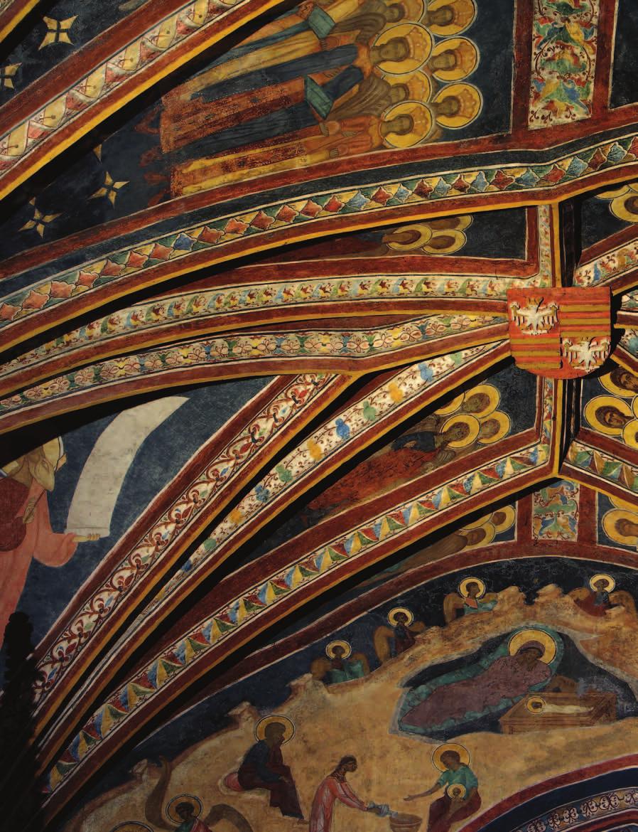 7. Kaplica Świętokrzyska w katedrze królewskiej na Wawelu, Boże Narodzenie, Chóry anielskie, polichromia,