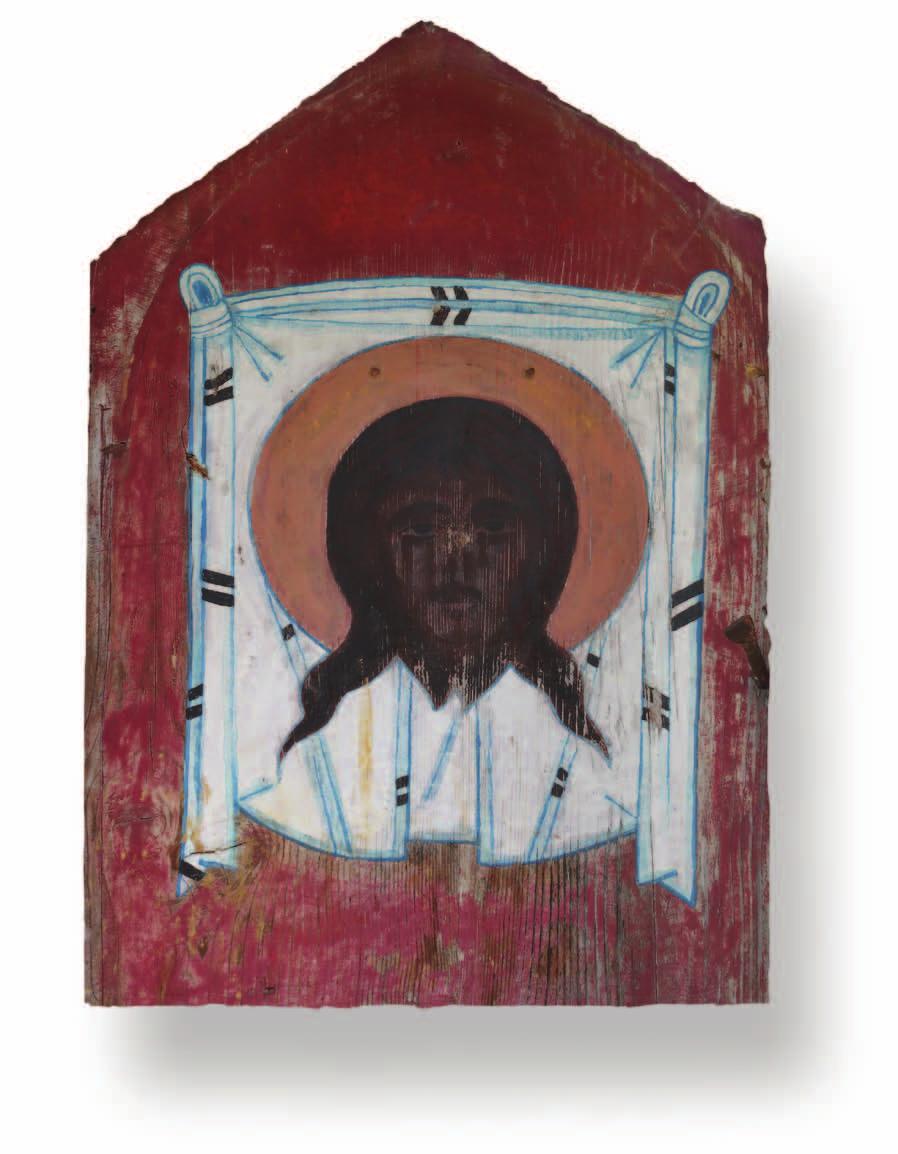 1. Jerzy Nowosielski, Mandylion, akryl na desce, 80 x 50 cm, 1972 170 rozdział 1. Mnich w środku rozdział Krakowa. Jerzy 11.
