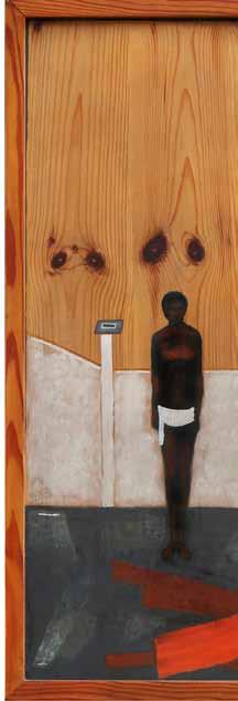 Jerzy Nowosielski, Droga Krzyżowa Stacja X: Pan Jezus z szat obnażony, akryl na desce, 104 x 84 cm, 1978 13.