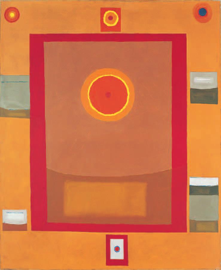 6. Jerzy Nowosielski, Wschód słońca, olej na płótnie, 120 x 100 cm, 1965, Muzeum Narodowe w