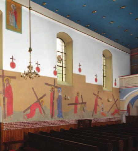 Polichromia w kościele pw. Podwyższenia Krzyża Świętego w Zbylitowskiej Górze (1956 1957) 1.