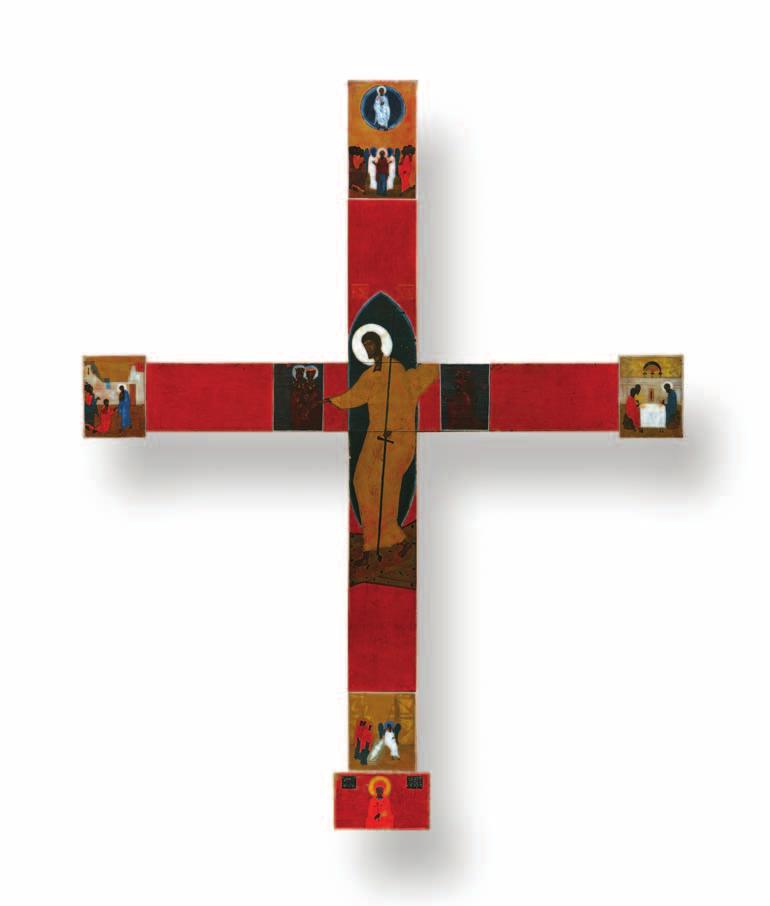4. Jerzy Nowosielski, krzyż ołtarzowy