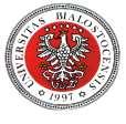UNIWERSYTET w BIAŁYMSTOKU Wydział Biologiczno-Chemiczny INSTYTUT CHEMII Prof. dr hab. Jacek W. Morzycki ul.