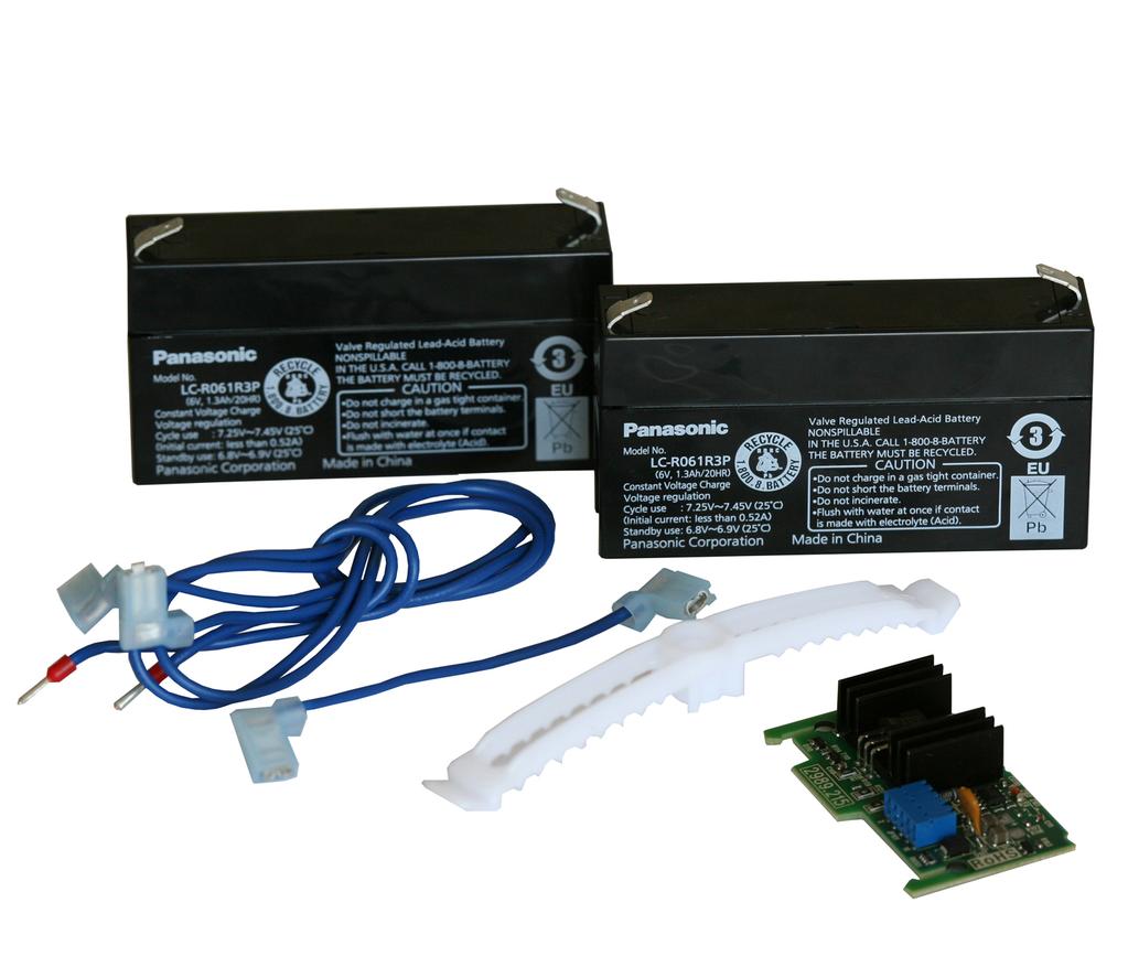 0037 E90 Dodatkowy zestaw akumulatorowy do urządzenia LevelControl Basic do 9079 zasilania układu elektronicznego, pływaka lub wewnętrznego czujnika ciśnienia i urządzenia alarmowego (brzęczyk,