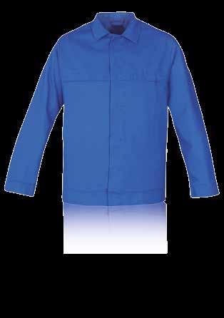 Odzież spawalnicza Bezpieczeństwo dzięki DBL Bluza prosty krój, wykładany kołnierz, zapięcie przednie na napy kryte, konstrukcja z karczkiem, z przodu po