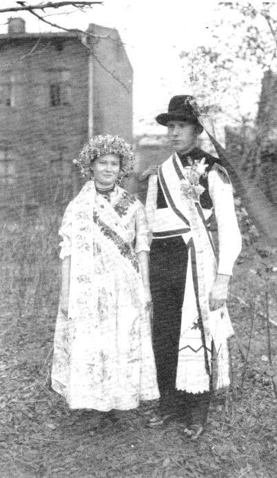 Fotografia 10. Para drużbów. Ruda Śląska, ok. 1900 r.