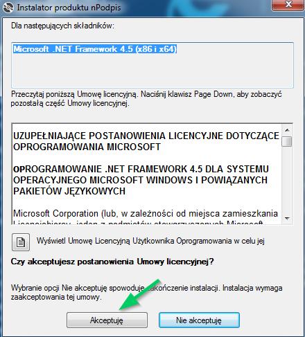 Jeśli pojawi się pytanie o uruchomienie aplikacji należy wyrazić zgodę.