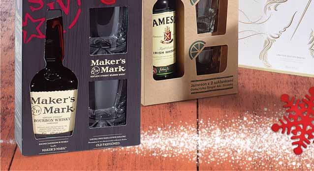 39 89267520 3 WHISKY JOHNNIE WALKER GOLD LABEL 40% 700 ML ZE SZKLANKAMI 1 szt. 121.