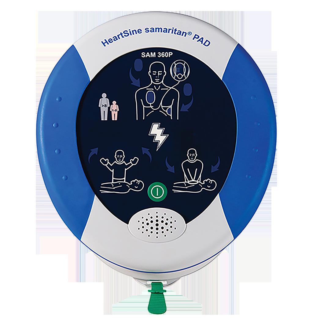 Mały szczegół. Wielka zmiana. Samaritan PAD 360P to w pełni automatyczny defibrylator AED.